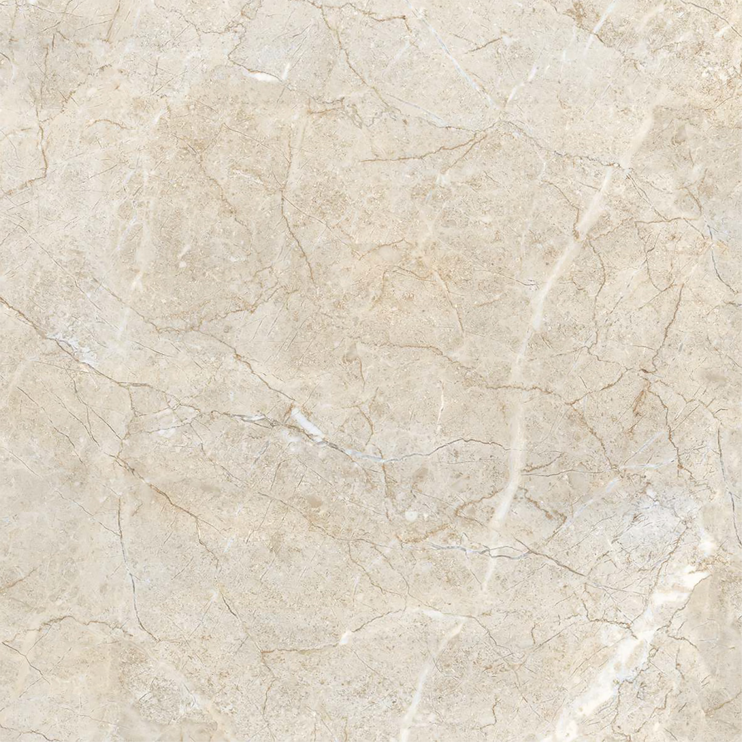 Muestra de color del porcelanato 60x60 BRENETI Aurum Beige mate con acabado carving.