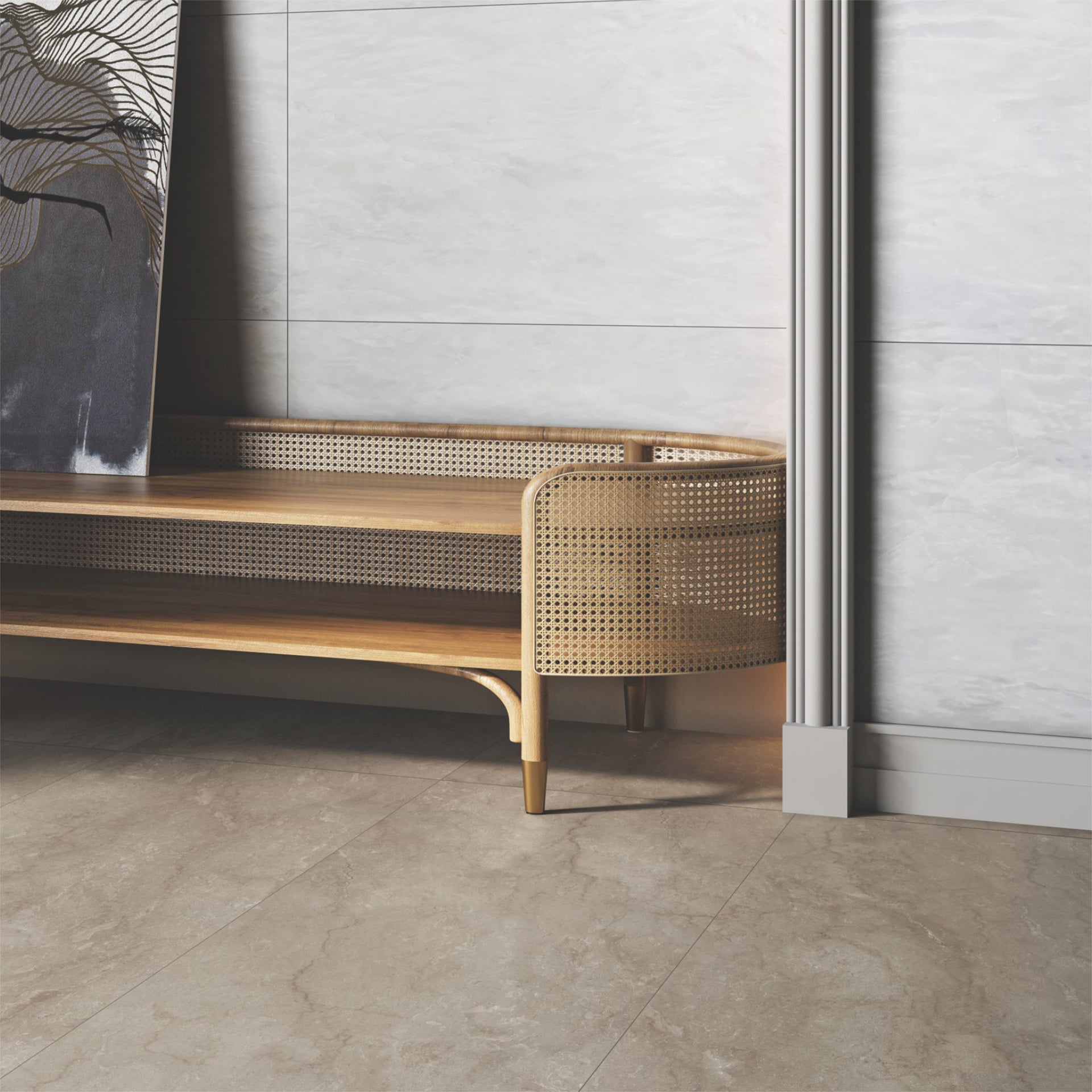 Porcelanato mate Bossan 60 x 120 cms